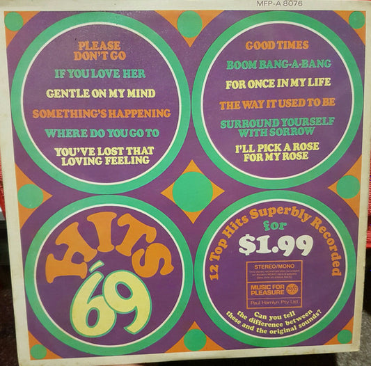 Unknown Artist : Hits '69 (LP)