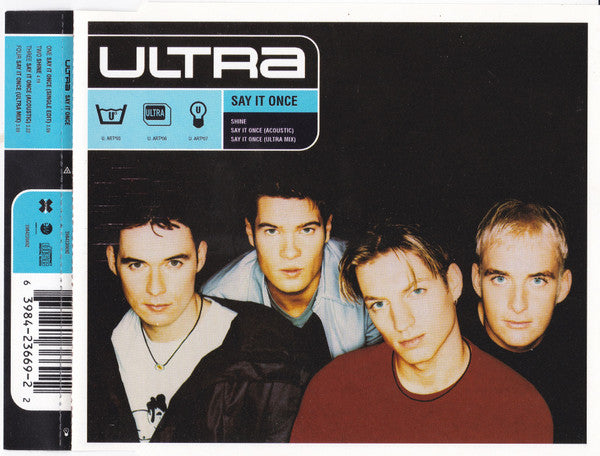 Ultra (8) : Say It Once (CD, Single)