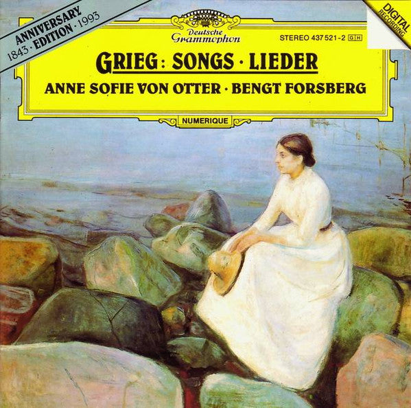 Grieg* : Anne Sofie von Otter • Bengt Forsberg : Songs · Lieder (CD, Album)