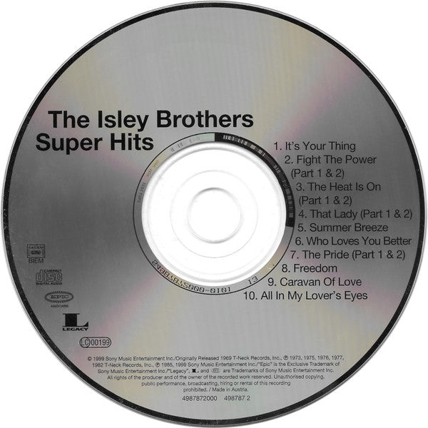 The Isley Brothers : Super Hits (CD, Comp)