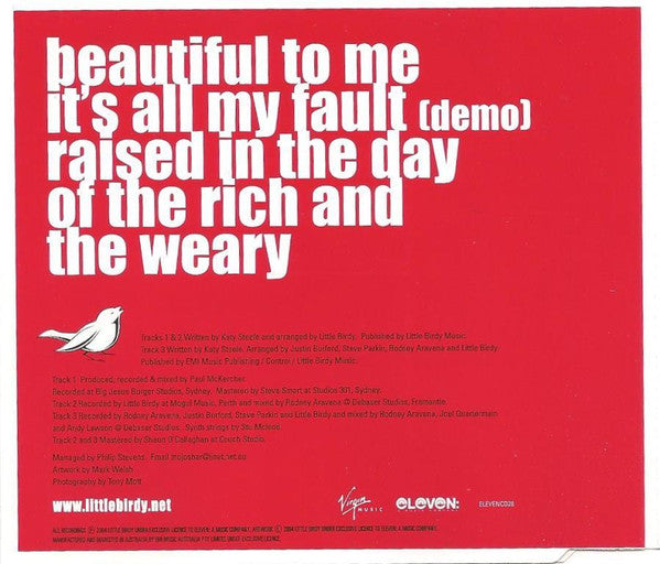Little Birdy : Beautiful To Me (CD, Maxi)