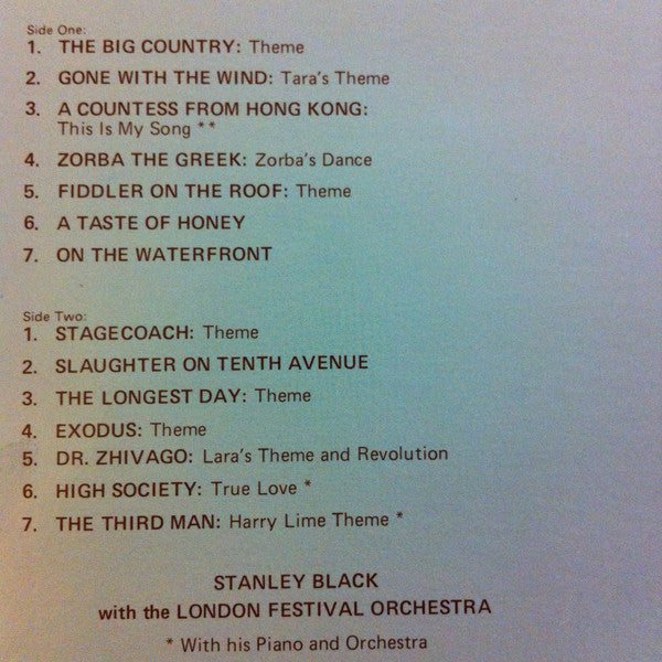 Stanley Black With The London Festival Orchestra : Sounds Wide Screen (LP, Comp, Club)