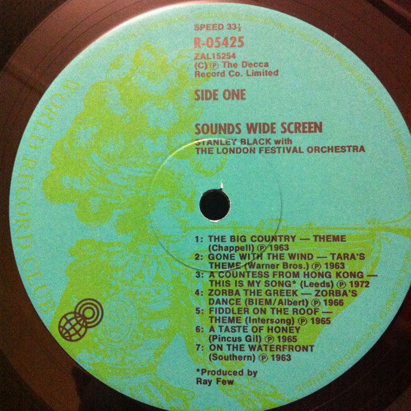 Stanley Black With The London Festival Orchestra : Sounds Wide Screen (LP, Comp, Club)