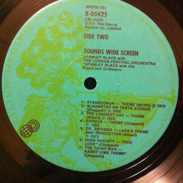 Stanley Black With The London Festival Orchestra : Sounds Wide Screen (LP, Comp, Club)