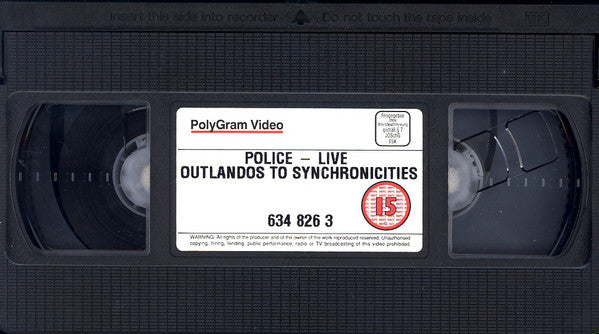 The Police : Outlandos To Synchronicities (VHS, PAL)