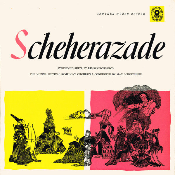 Rimsky-Korsakov* ;  The Vienna Festival Orchestra* Conducted By Max Schoenherr* : Scheherazade (LP, Album, Mono, Club)