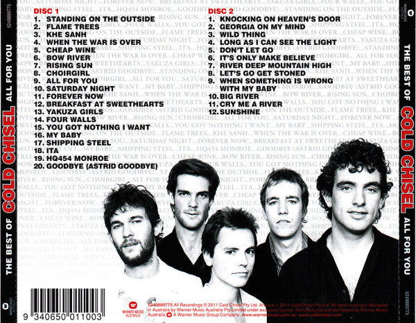 Cold Chisel : The Best Of Cold Chisel All For You (2xCD, Comp, Ltd)