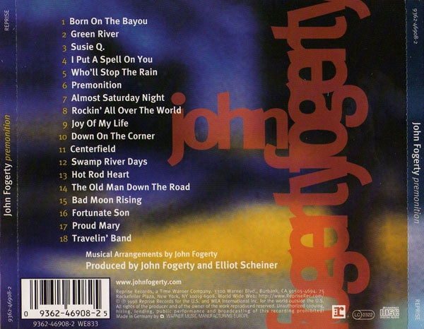 John Fogerty : Premonition (CD, Album, RE)