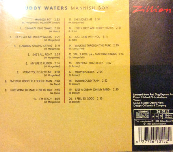 Muddy Waters : Mannish Boy (CD, Comp)