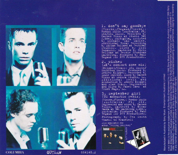 Human Nature : Don't Say Goodbye (CD, Single, Ltd, Cal)