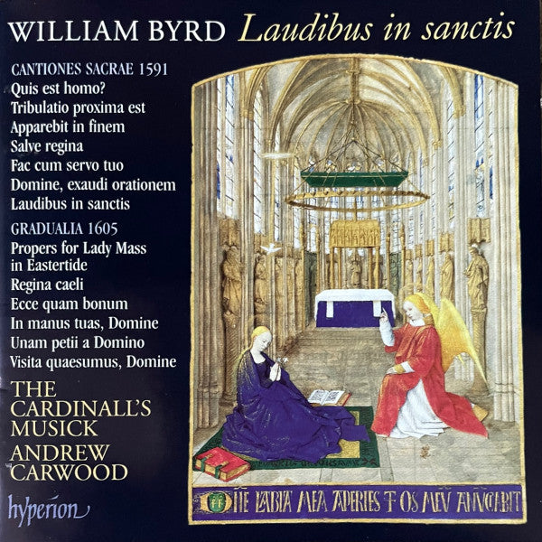 William Byrd - The Cardinall's Musick / Andrew Carwood : Laudibus In Sanctis (CD, Album)