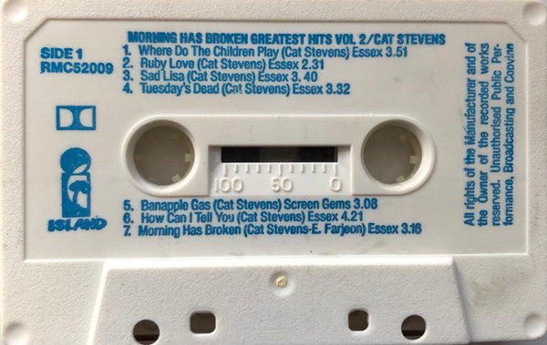 Cat Stevens : Morning Has Broken - Greatest Hits Vol. 2 (Cass, Album, Comp)