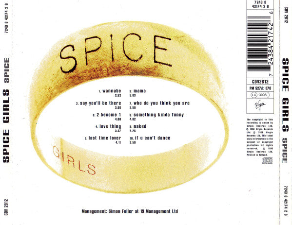 Spice Girls : Spice (CD, Album)