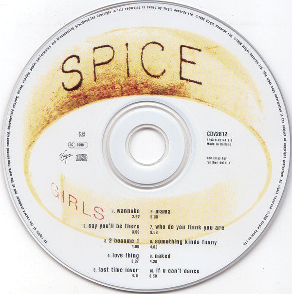 Spice Girls : Spice (CD, Album)
