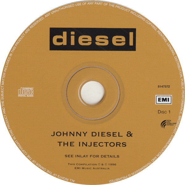 Johnny Diesel & The Injectors / Diesel (3) : Johnny Diesel & The Injectors + Hepfidelity (2xCD, Album, Comp, RE)
