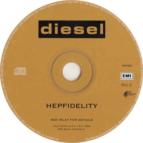 Johnny Diesel & The Injectors / Diesel (3) : Johnny Diesel & The Injectors + Hepfidelity (2xCD, Album, Comp, RE)