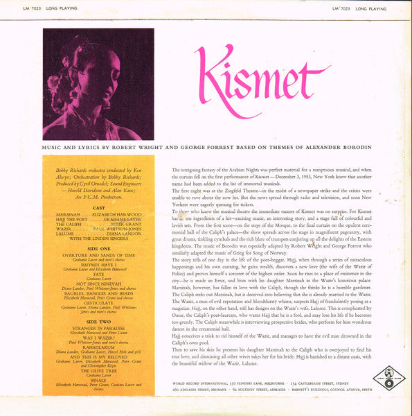 Various : Kismet (LP, Album, Club)