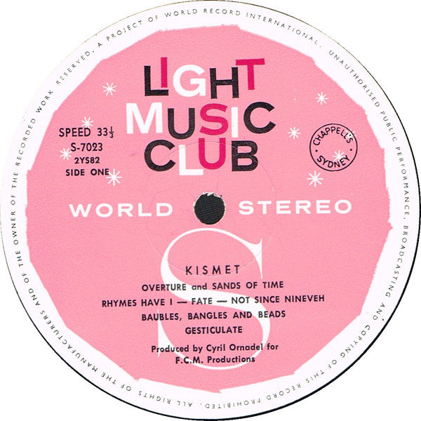 Various : Kismet (LP, Album, Club)
