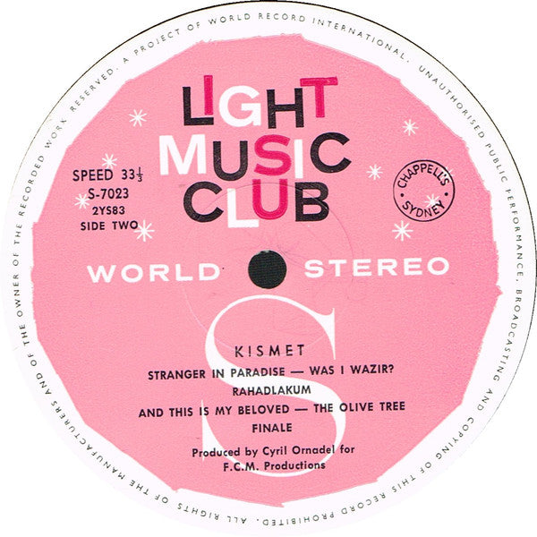 Various : Kismet (LP, Album, Club)