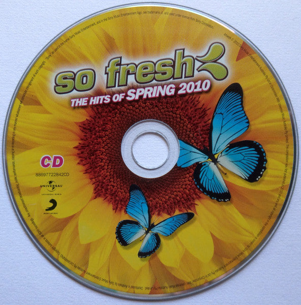 Various : So Fresh: The Hits Of Spring 2010 (CD, Comp + DVD, Comp, PAL)