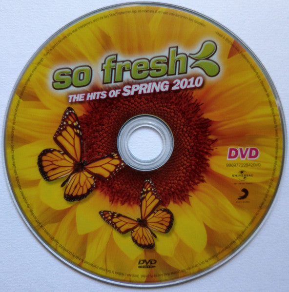 Various : So Fresh: The Hits Of Spring 2010 (CD, Comp + DVD, Comp, PAL)