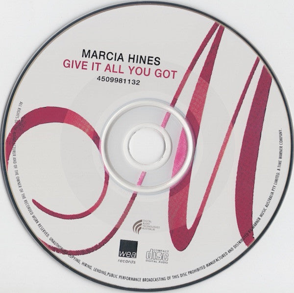 Marcia Hines : Give It All You Got (CD, Single)
