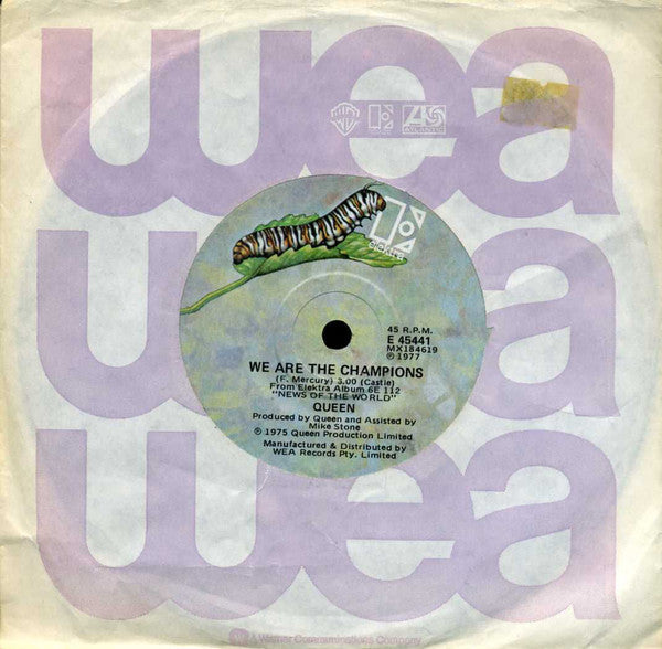 Queen : We Are The Champions / We Will Rock You (7", Single, Gen)