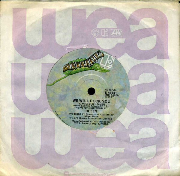 Queen : We Are The Champions / We Will Rock You (7", Single, Gen)