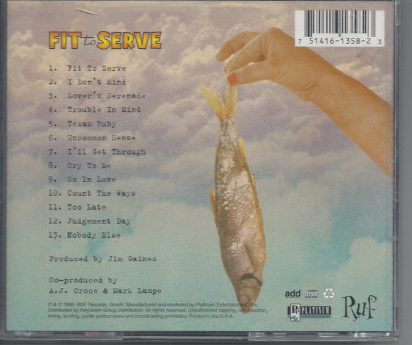 A.J. Croce : Fit To Serve (CD, Album)