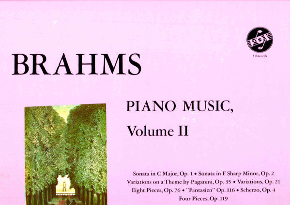 Walter Klien : Brahms Piano Music Volume II (3xLP, Box)