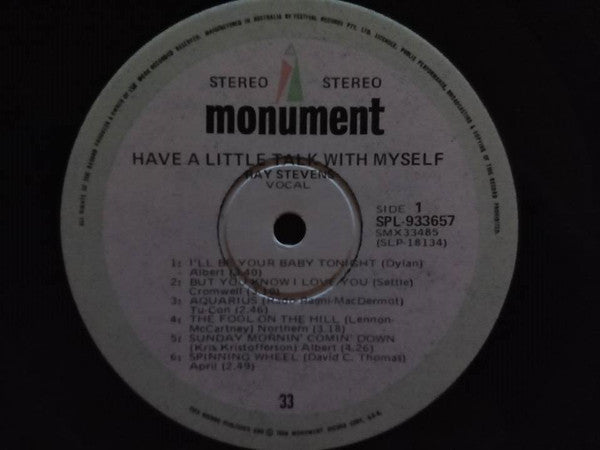 Ray Stevens : Have A Little Talk With Myself (LP, Album, Ltd)