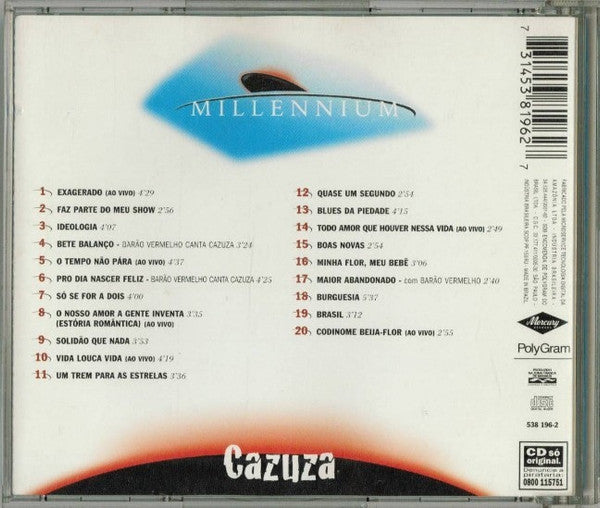 Cazuza : Millennium - 20 Músicas Do Século XX (CD, Comp)