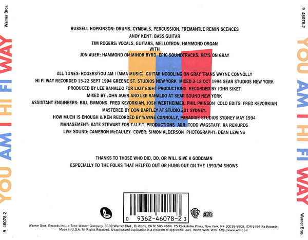 You Am I : Hi Fi Way (CD, Album)