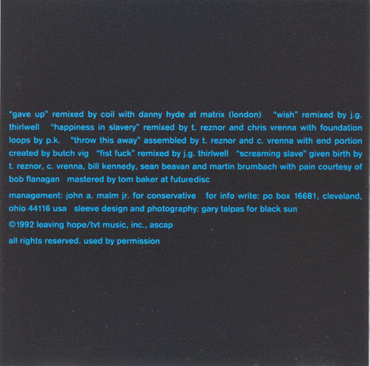 Nine Inch Nails : Fixed (CD, EP)