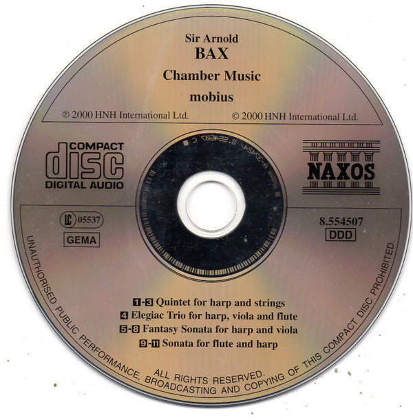 Arnold Bax, Mobius (7) : Chamber Music (CD, Album)