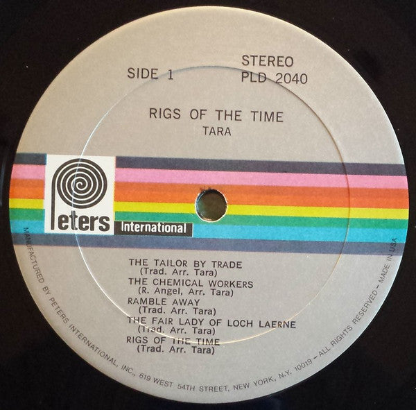 Tara (20) : Rigs Of The Time (LP, Album)