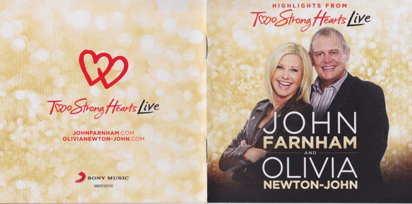 John Farnham And Olivia Newton-John : Highlights From Two Strong Hearts Live (CD, Album)