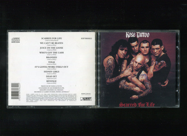 Rose Tattoo : Scarred For Life (CD, Album, RE)