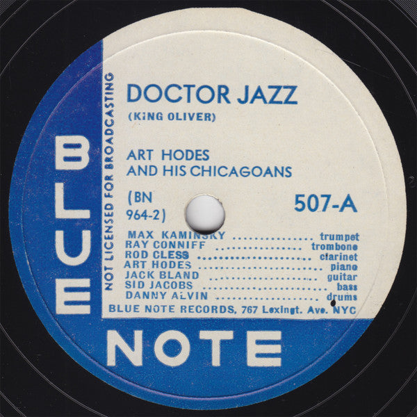 Art Hodes And His Chicagoans* : Doctor Jazz / Shoe Shiner's Drag (Shellac, 10", Ƨ S)