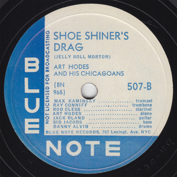 Art Hodes And His Chicagoans* : Doctor Jazz / Shoe Shiner's Drag (Shellac, 10", Ƨ S)