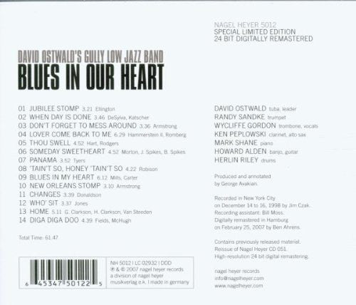 David Ostwald's Gully Low Jazz Band : Blues In Our Heart (CD, Ltd, S/Edition)