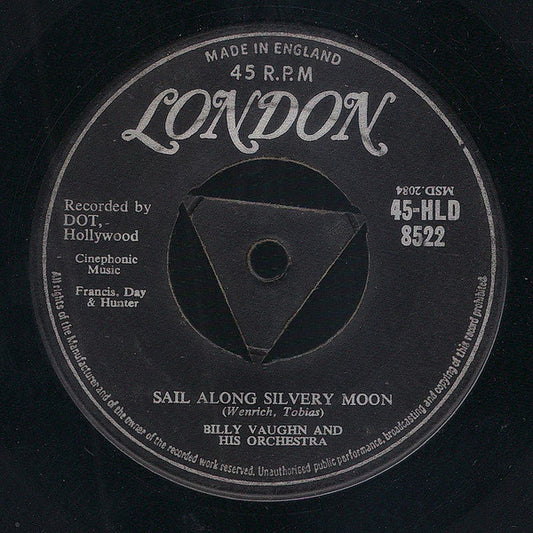 Billy Vaughn And His Orchestra : Sail Along Silvery Moon / Raunchy (7", Single)