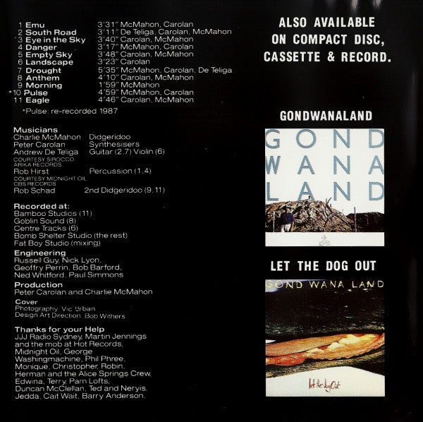 Gondwanaland Project : Terra Incognita (CD, Album, RP)