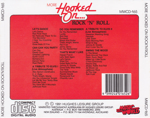 Unknown Artist : More Hooked On Rock 'N' Roll (CD, Comp, P/Mixed)