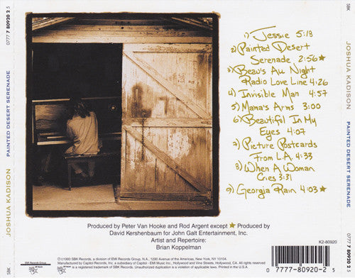 Joshua Kadison : Painted Desert Serenade (CD, Album)