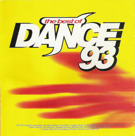 Various : The Best Of Dance 93 (2xCD, Comp)