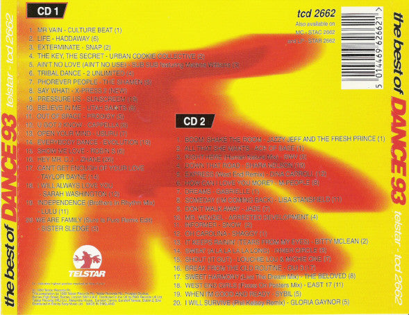 Various : The Best Of Dance 93 (2xCD, Comp)