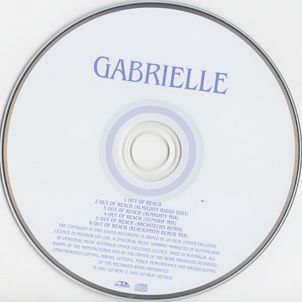 Gabrielle : Out Of Reach (CD, Single)