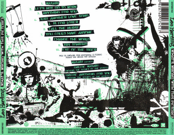 Lee Harding : What's Wrong With This Picture? (CD, Album, Enh, Ltd)