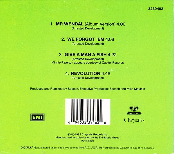 Arrested Development : Mr. Wendal (CD, Single)